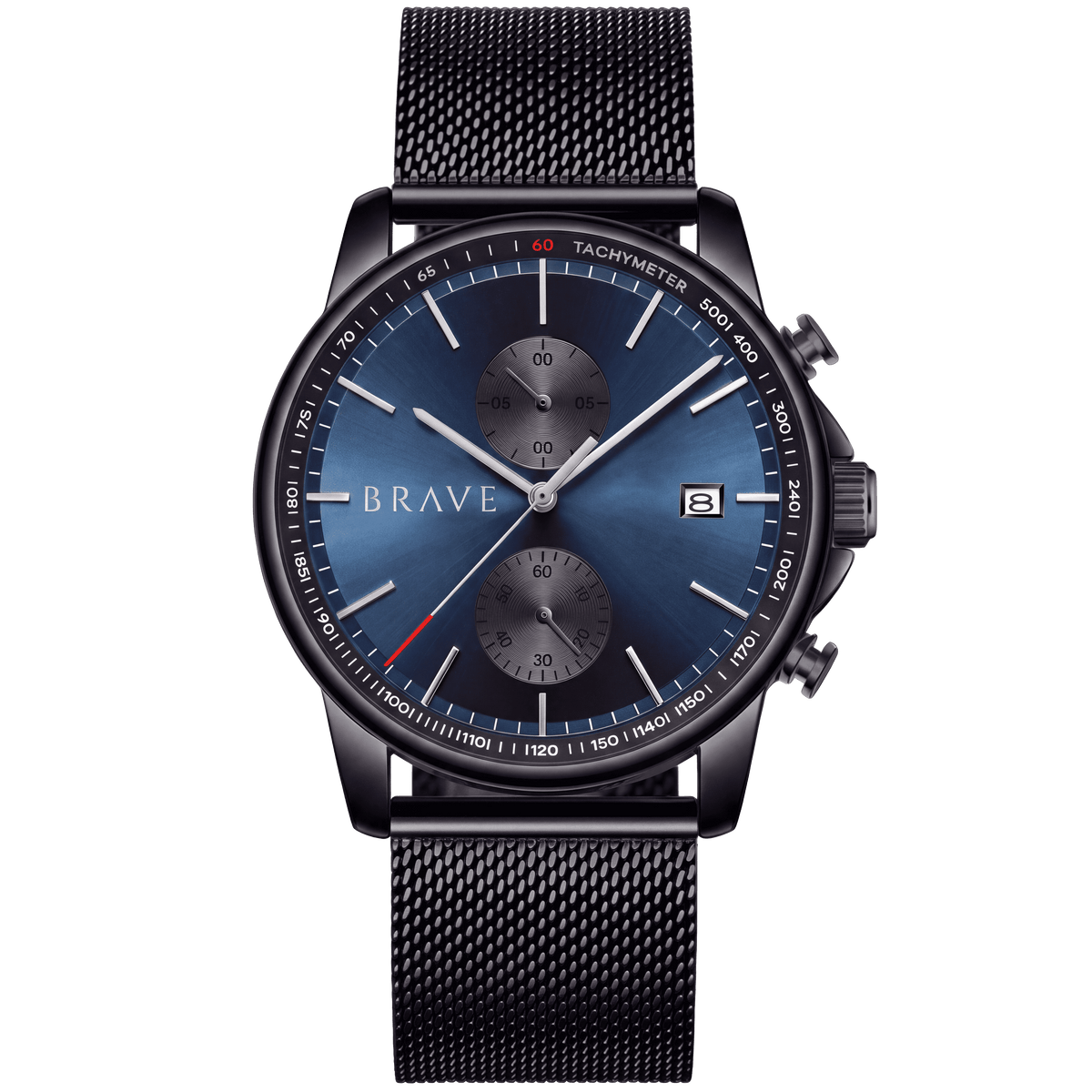 Reloj BRAVE ~ Atlantis Black-Dark Blue