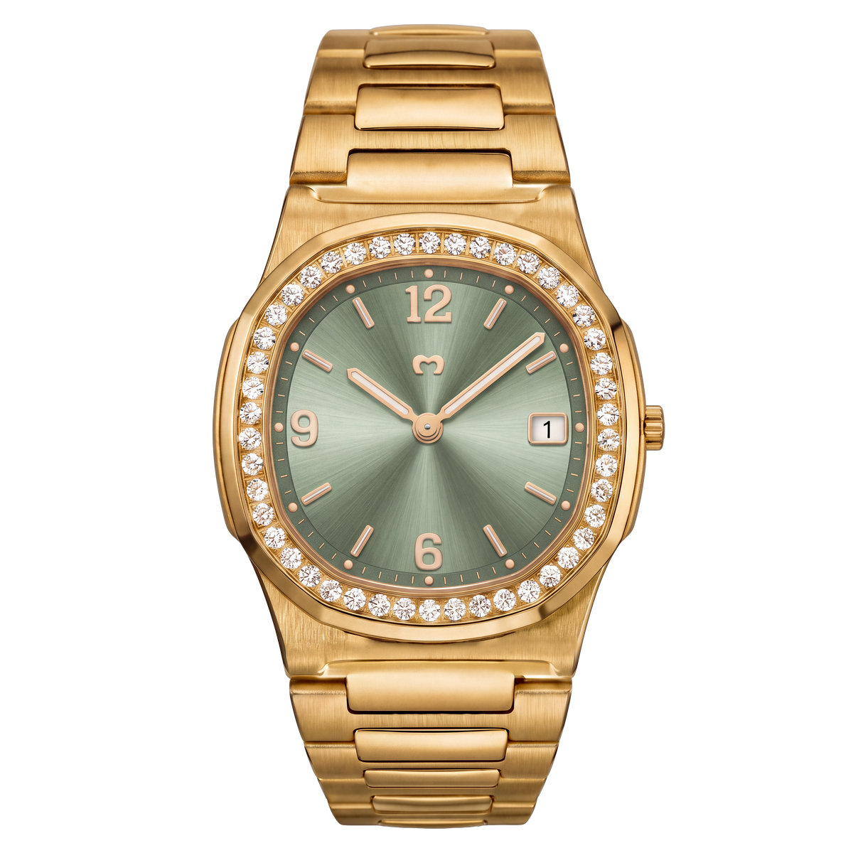 Reloj Prestige ~ Gold-Satin Green