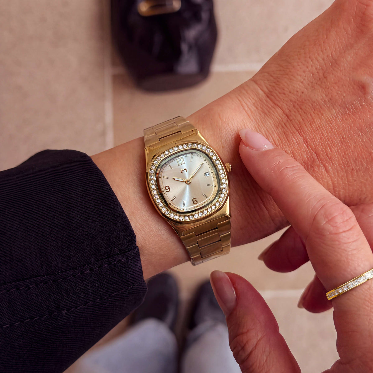 Reloj Prestige ~ Gold-Pink