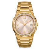 Relógio Prestige ~ Dourado-Rosa