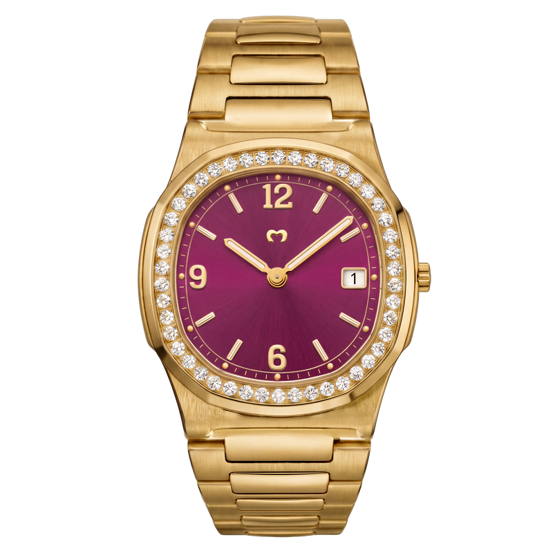 Reloj Prestige ~ Gold-Garnet