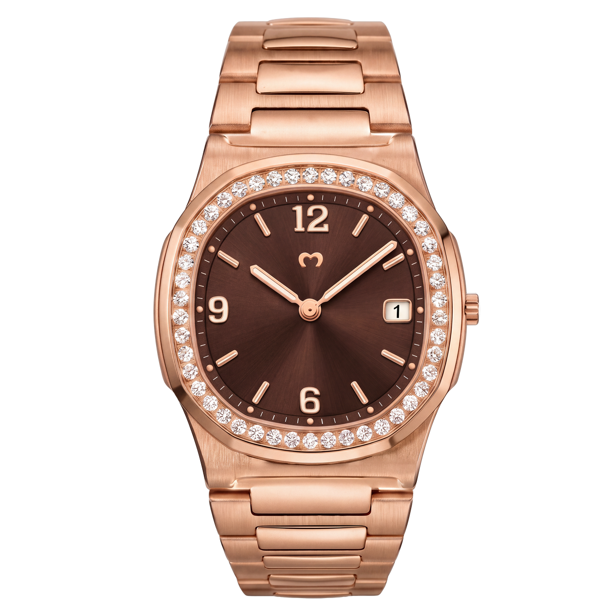 Reloj Prestige ~ Rose Gold-Brown