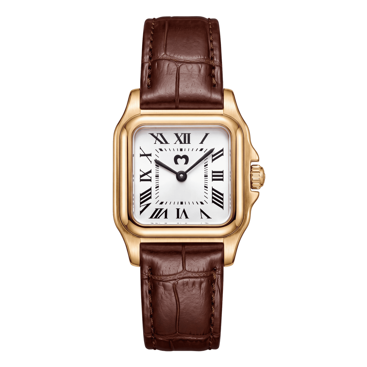 Reloj ~ Europa CUERO Gold-White