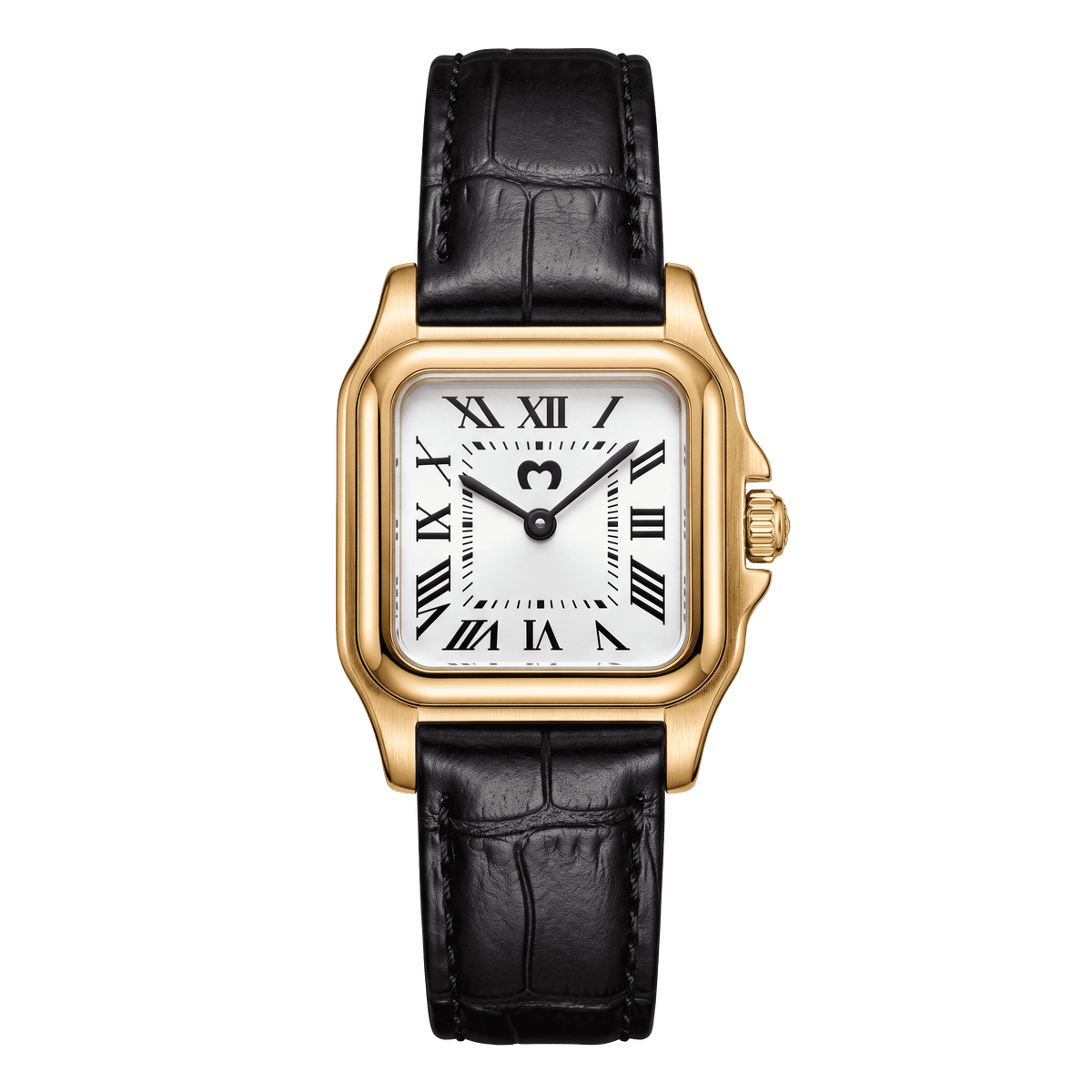 Reloj ~ Europa CUERO Gold-White