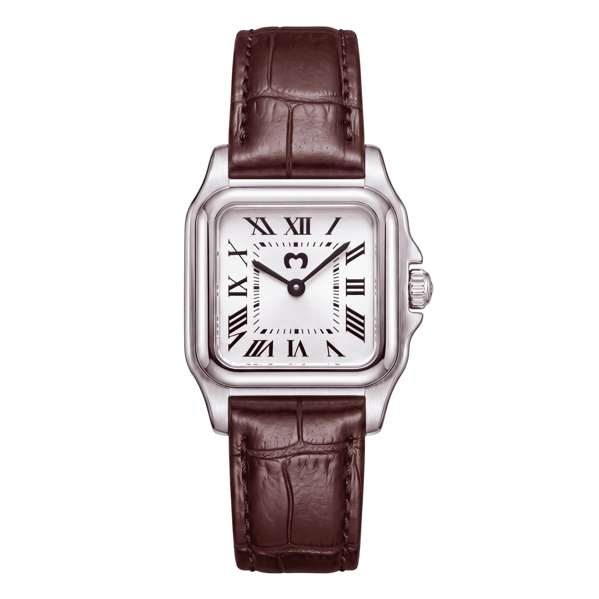 Reloj ~ Europa CUERO Silver-White