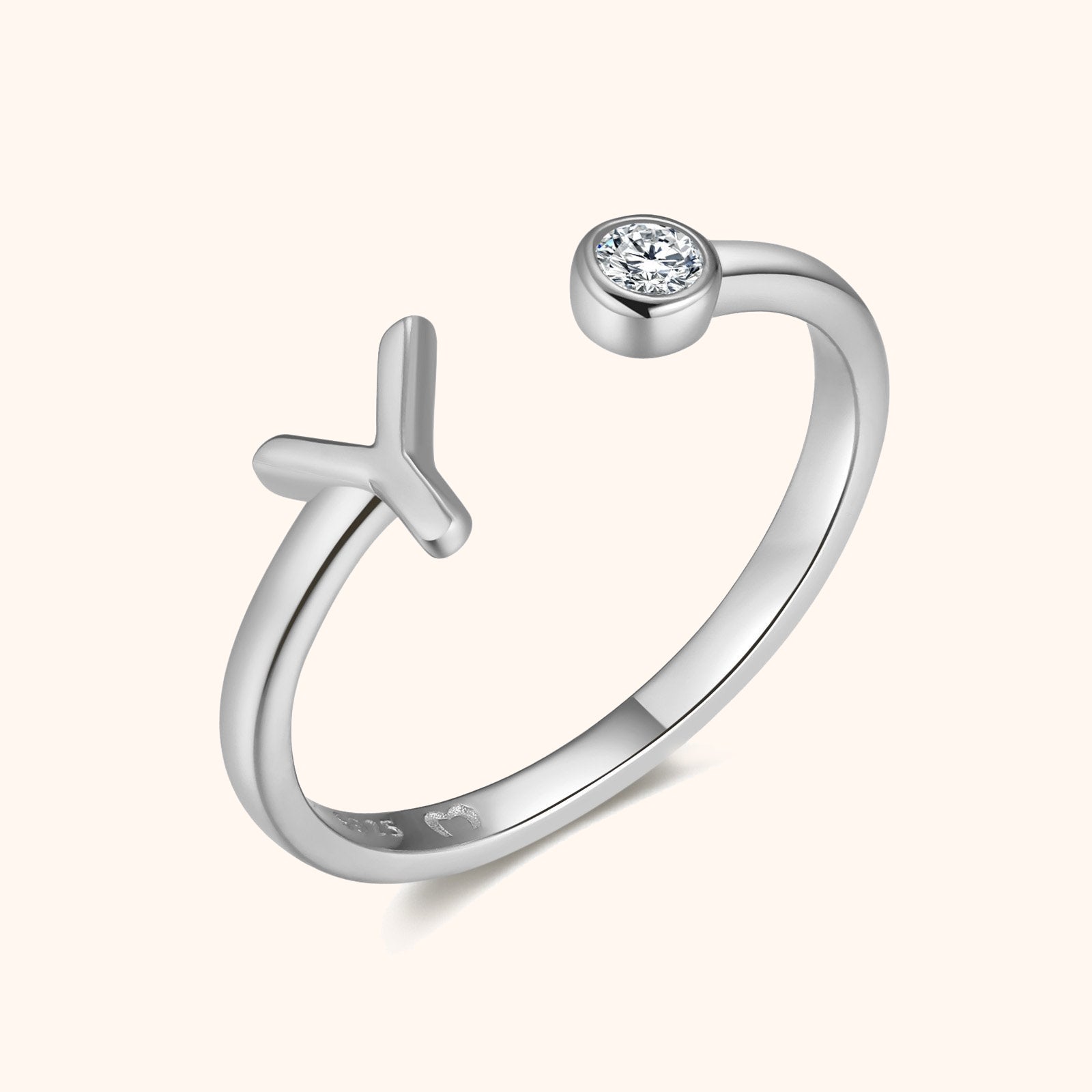 Anillo Top Letter