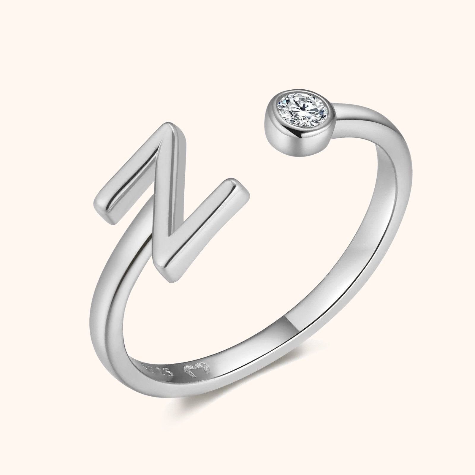 Anillo Top Letter