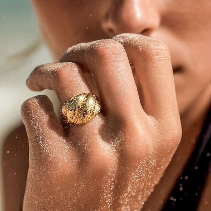 Anillo Ancho Relieve