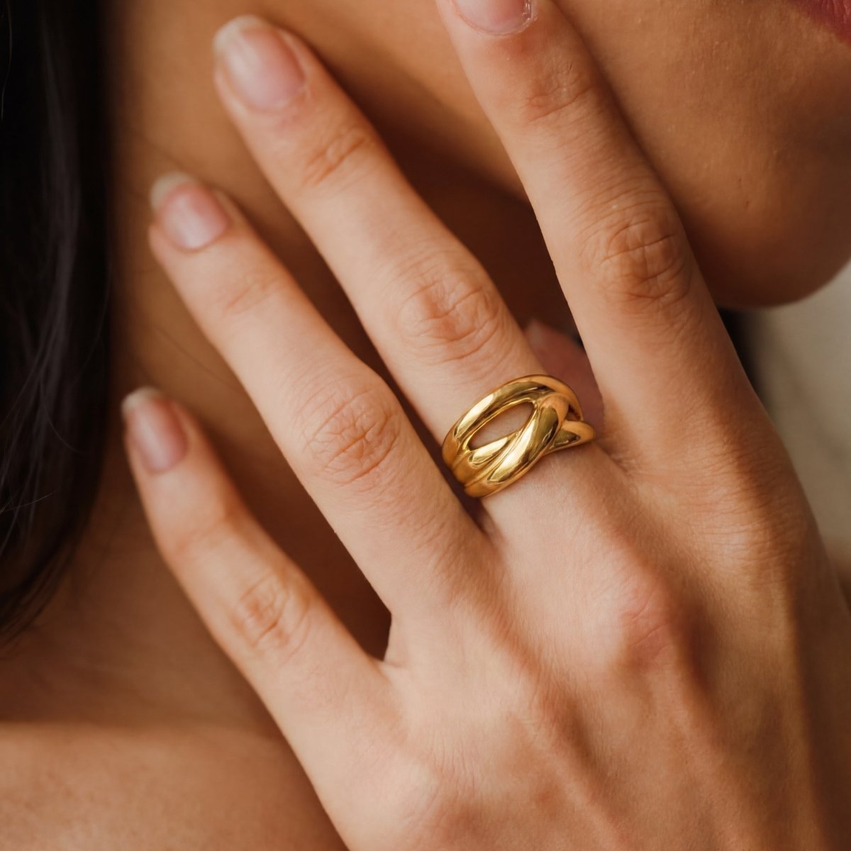 Anillo Bandas Torsión - LePetiteMarie