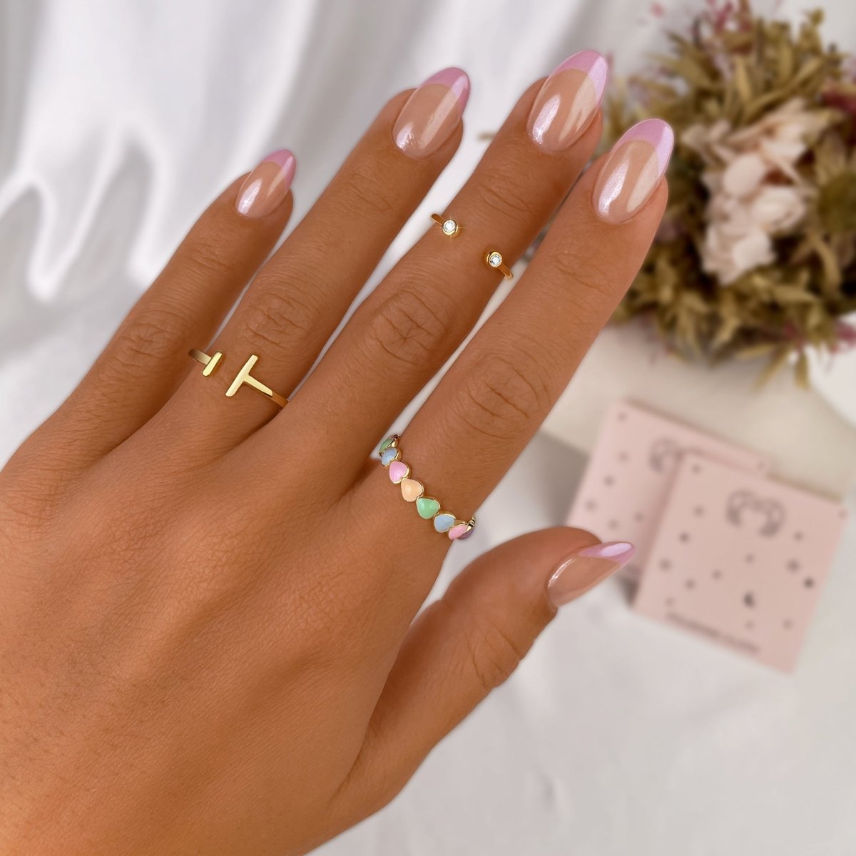 Anillo Colorful Hearts - LePetiteMarie