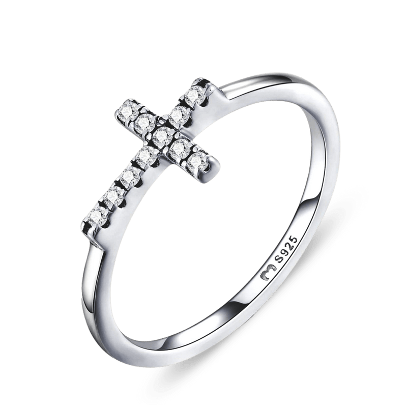 Anillo Cruz Religiosa