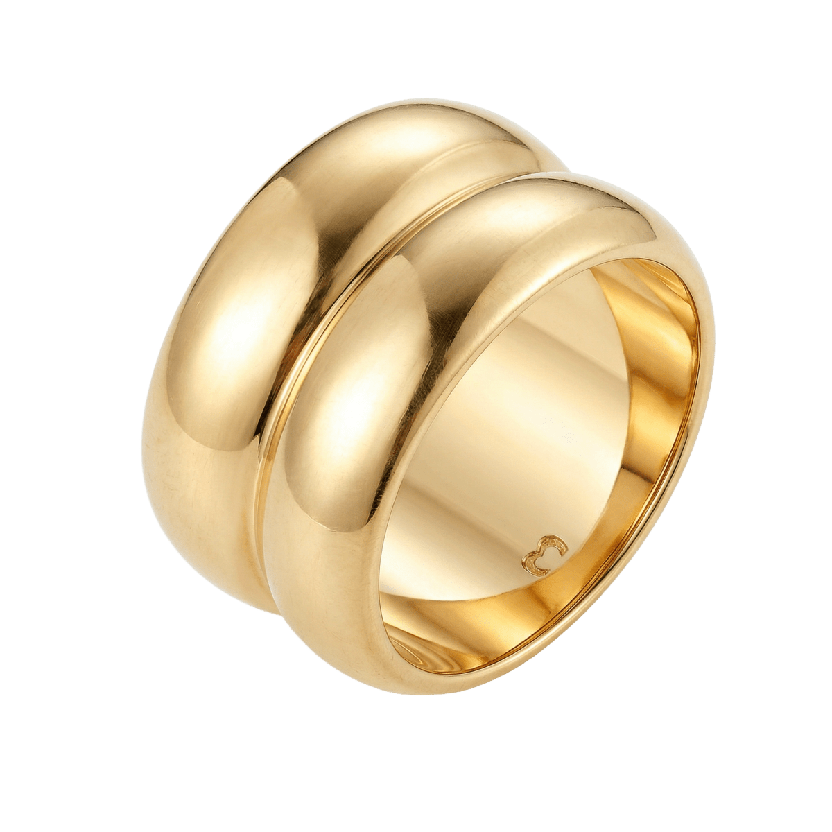 Anillo Doble Relieve Espesor - LePetiteMarie