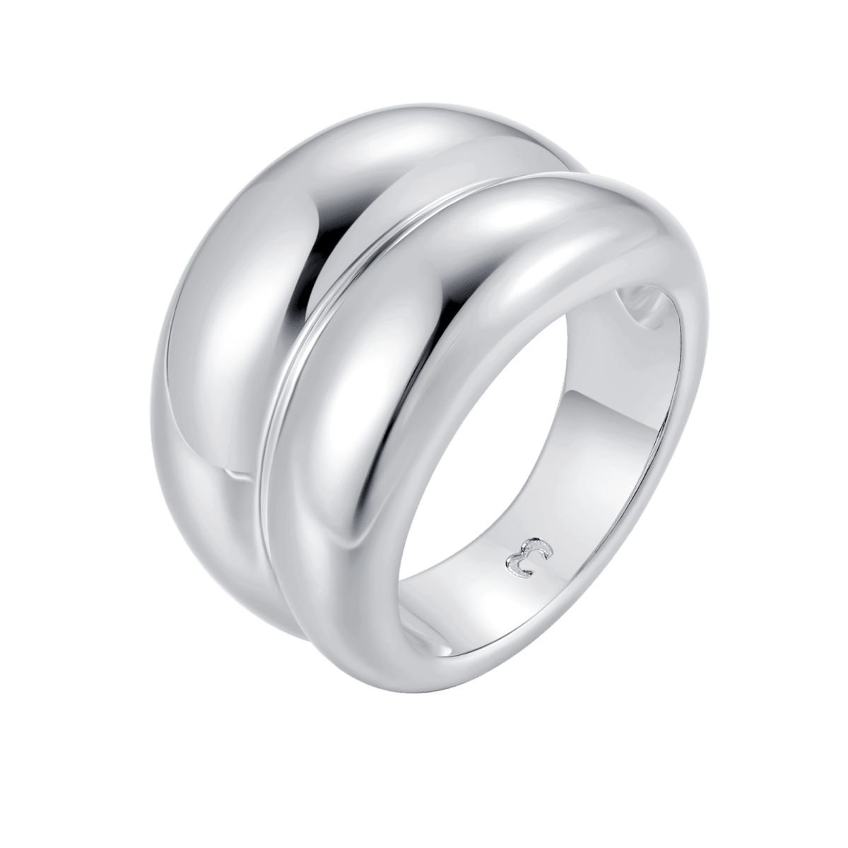 Anillo Doble Relieve Fino - LePetiteMarie