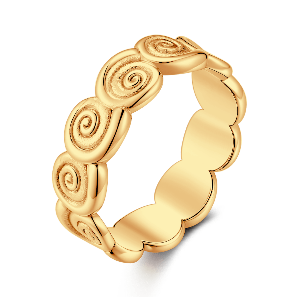 Anillo Espirales Continuos - LePetiteMarie