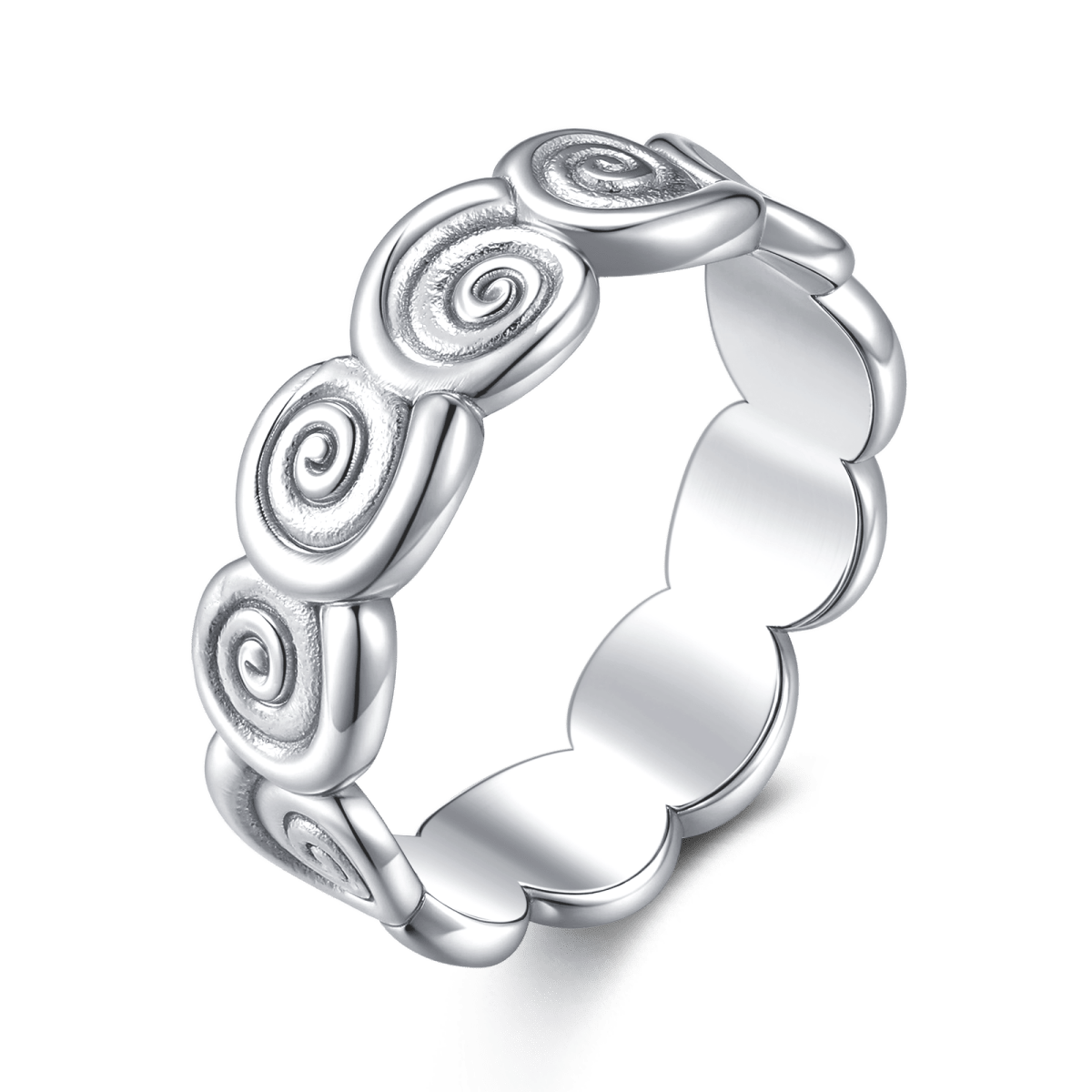 Anillo Espirales Continuos - LePetiteMarie