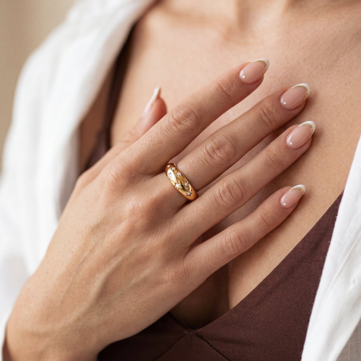 Anillo Estrellas Reflectantes - LePetiteMarie