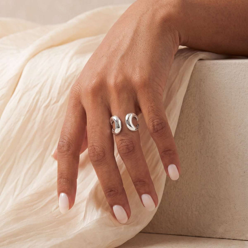 Anillo Grueso Cruzado