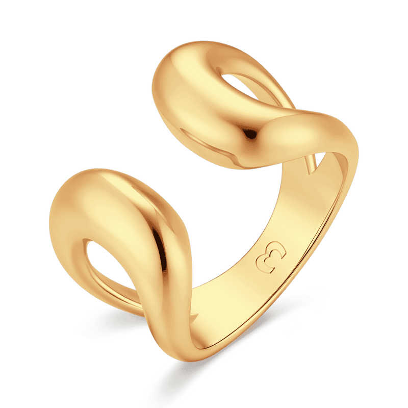Anillo Grueso Cruzado