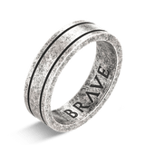Anel masculino de basalto BRAVE