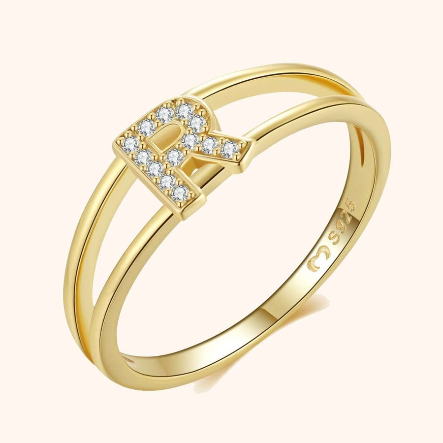 Anillo Iniciales Doradas - LePetiteMarie