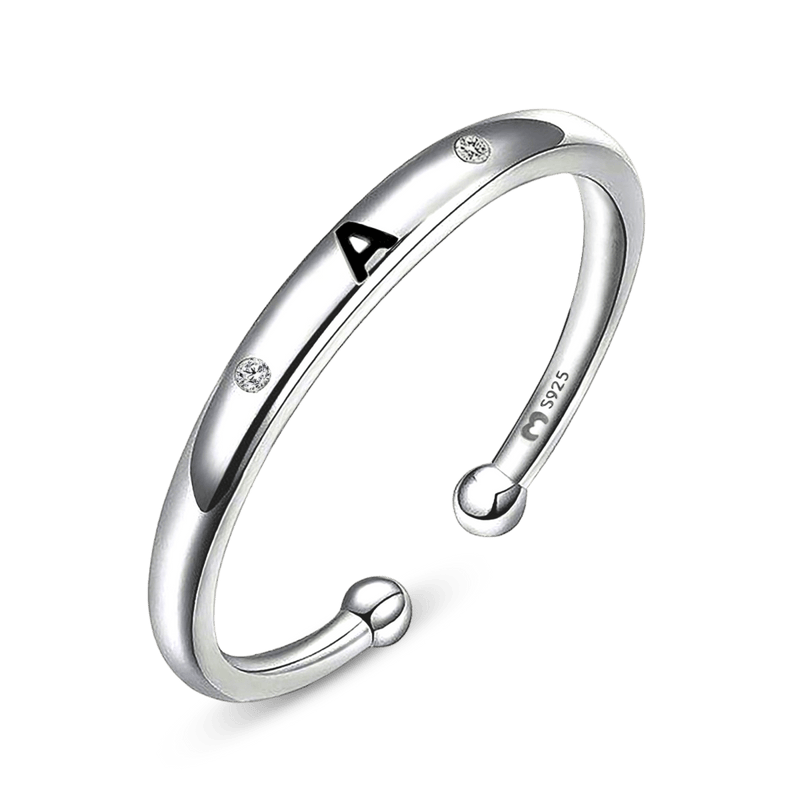 Anillo Initial Letter - LePetiteMarie