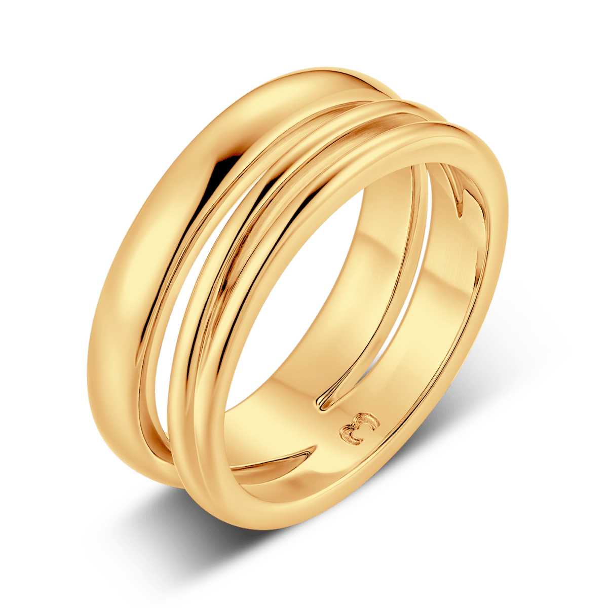 Anillo Líneas Elevadas - LePetiteMarie