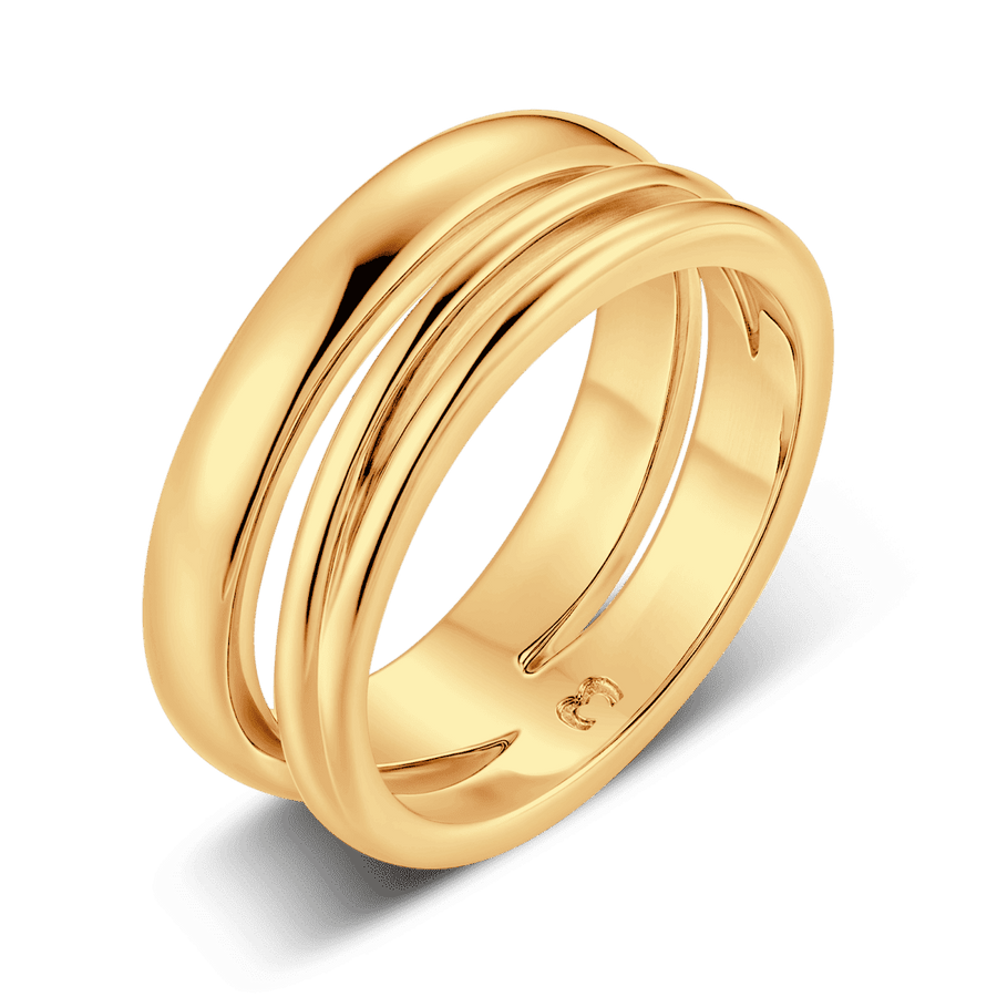 Anillo Líneas Elevadas - LePetiteMarie