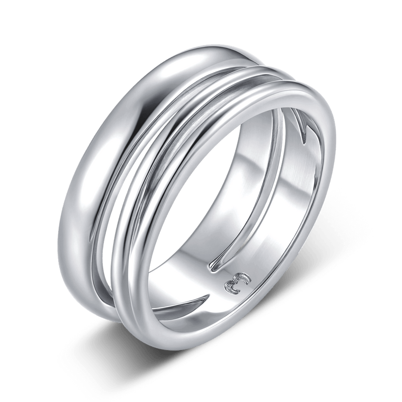 Anillo Líneas Elevadas - LePetiteMarie