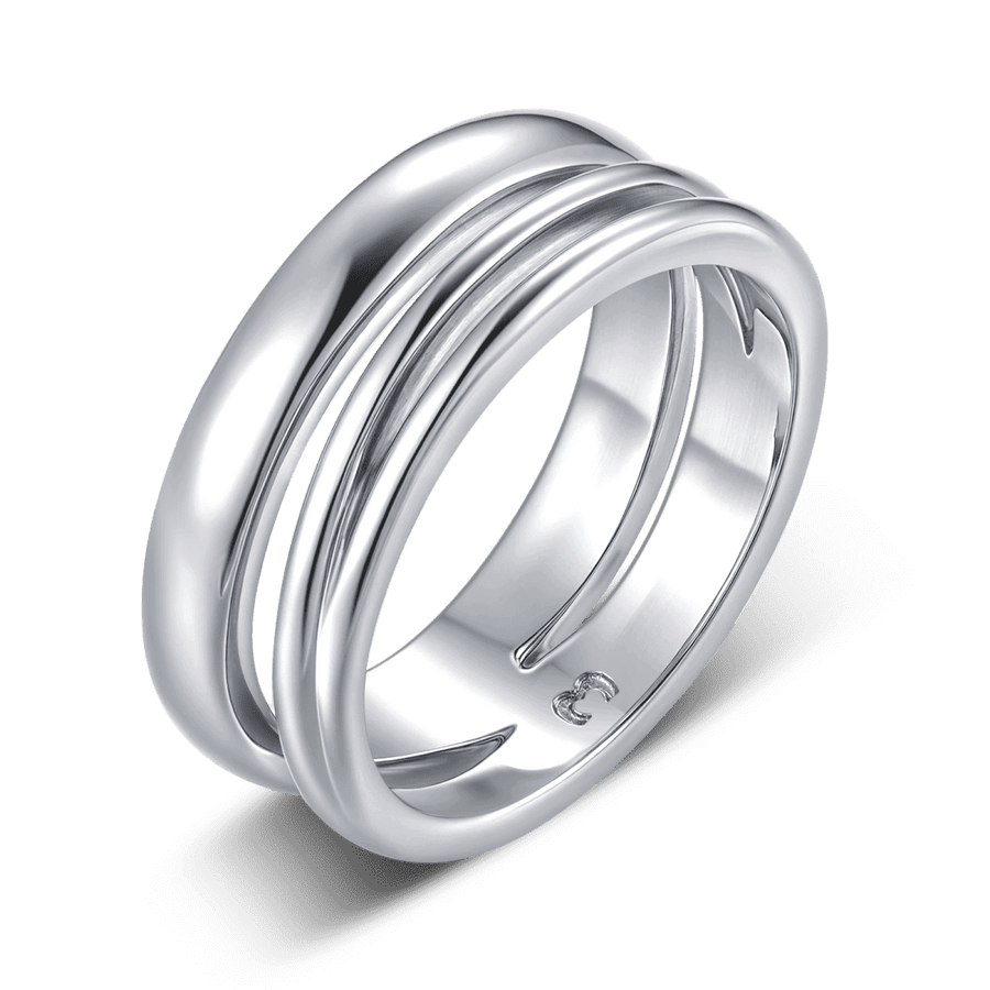 Anillo Líneas Elevadas - LePetiteMarie
