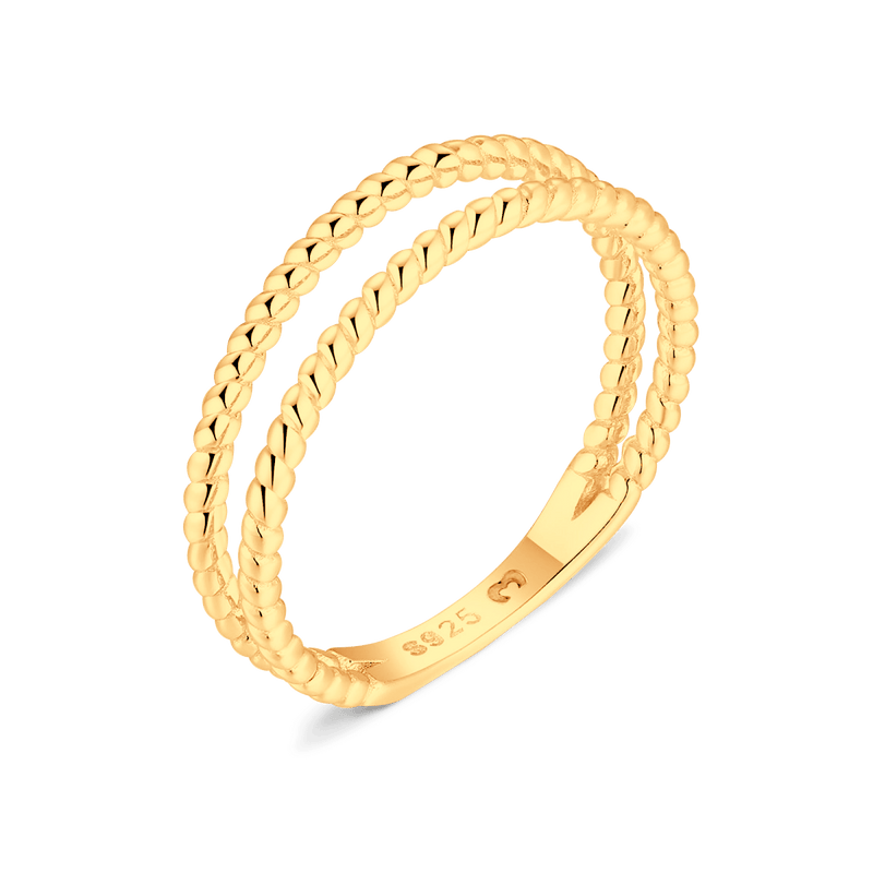 Anillo Líneas Trenzadas - LePetiteMarie