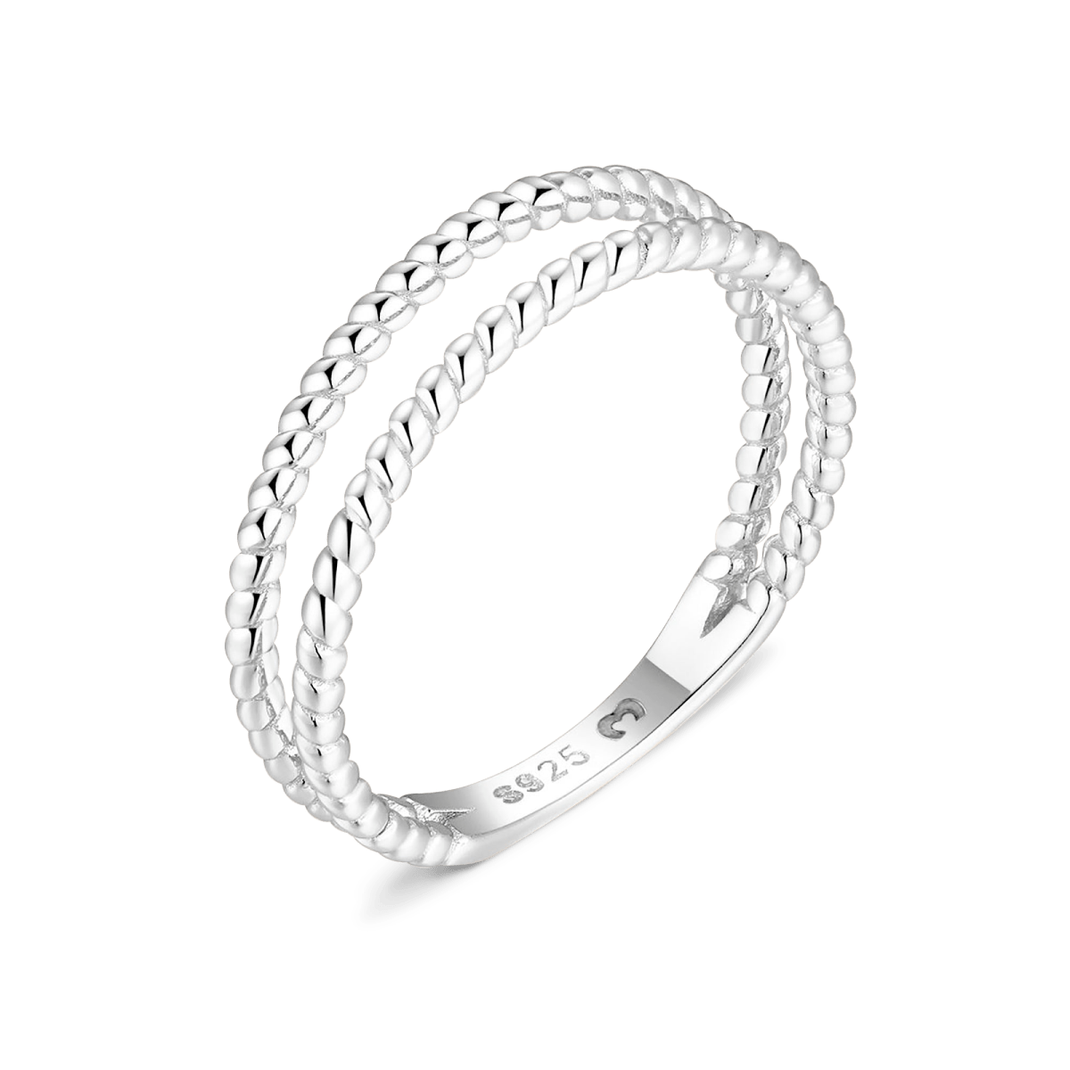 Anillo Líneas Trenzadas - LePetiteMarie