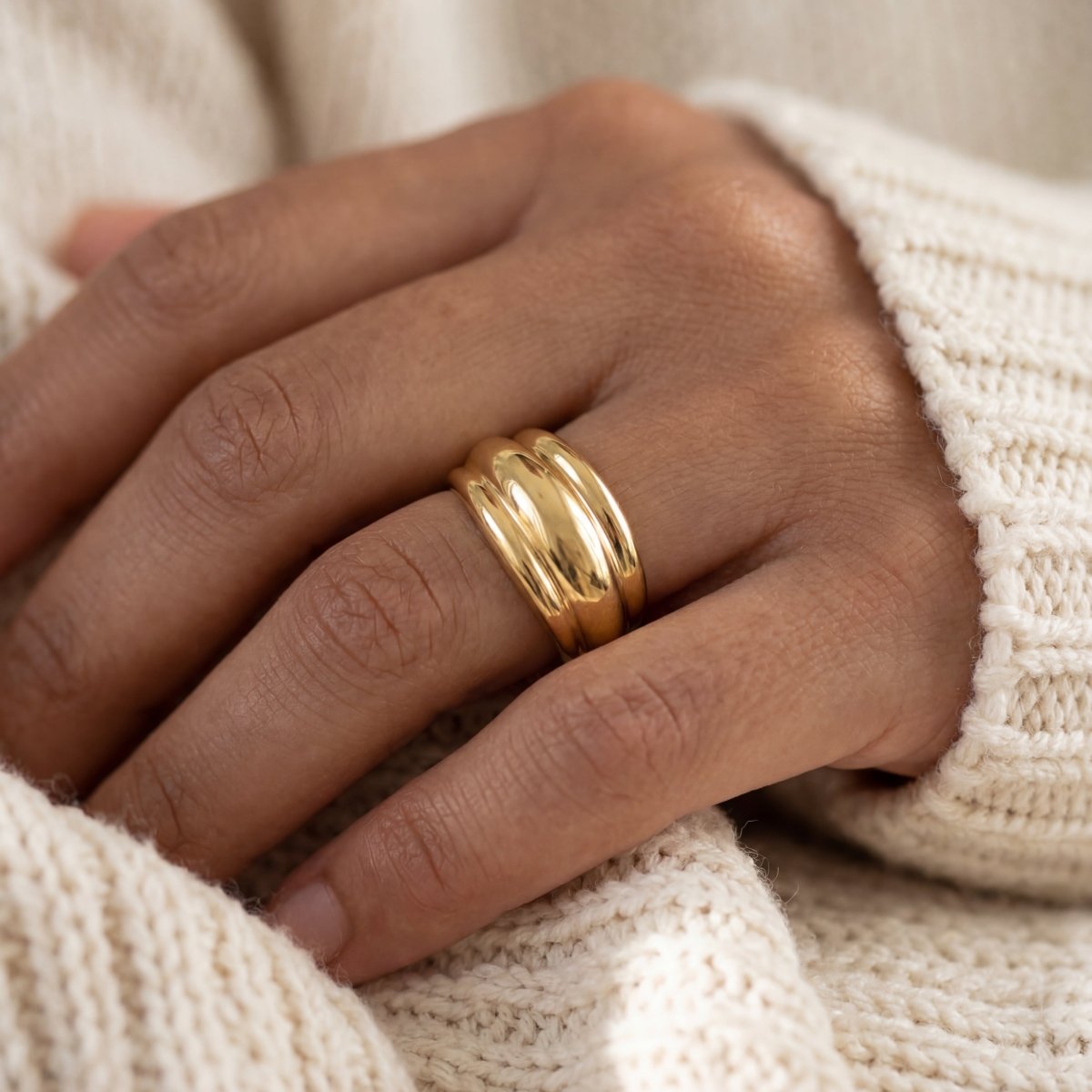 Anillo Onda Ancha - LePetiteMarie