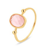 Anel Glitter Rosa