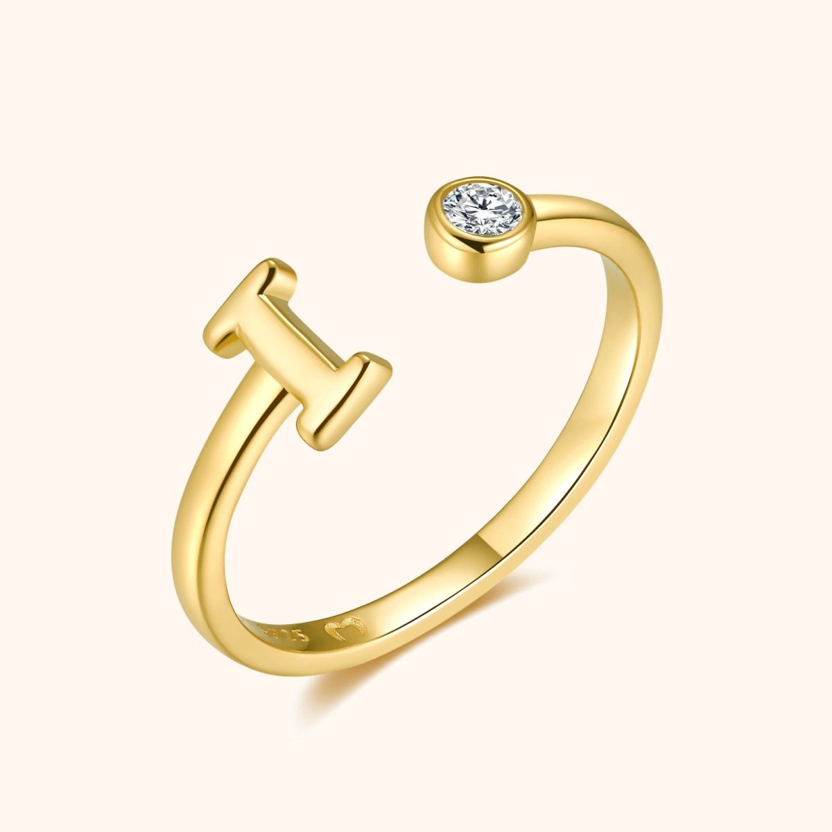 Anillo Top Letter - LePetiteMarie