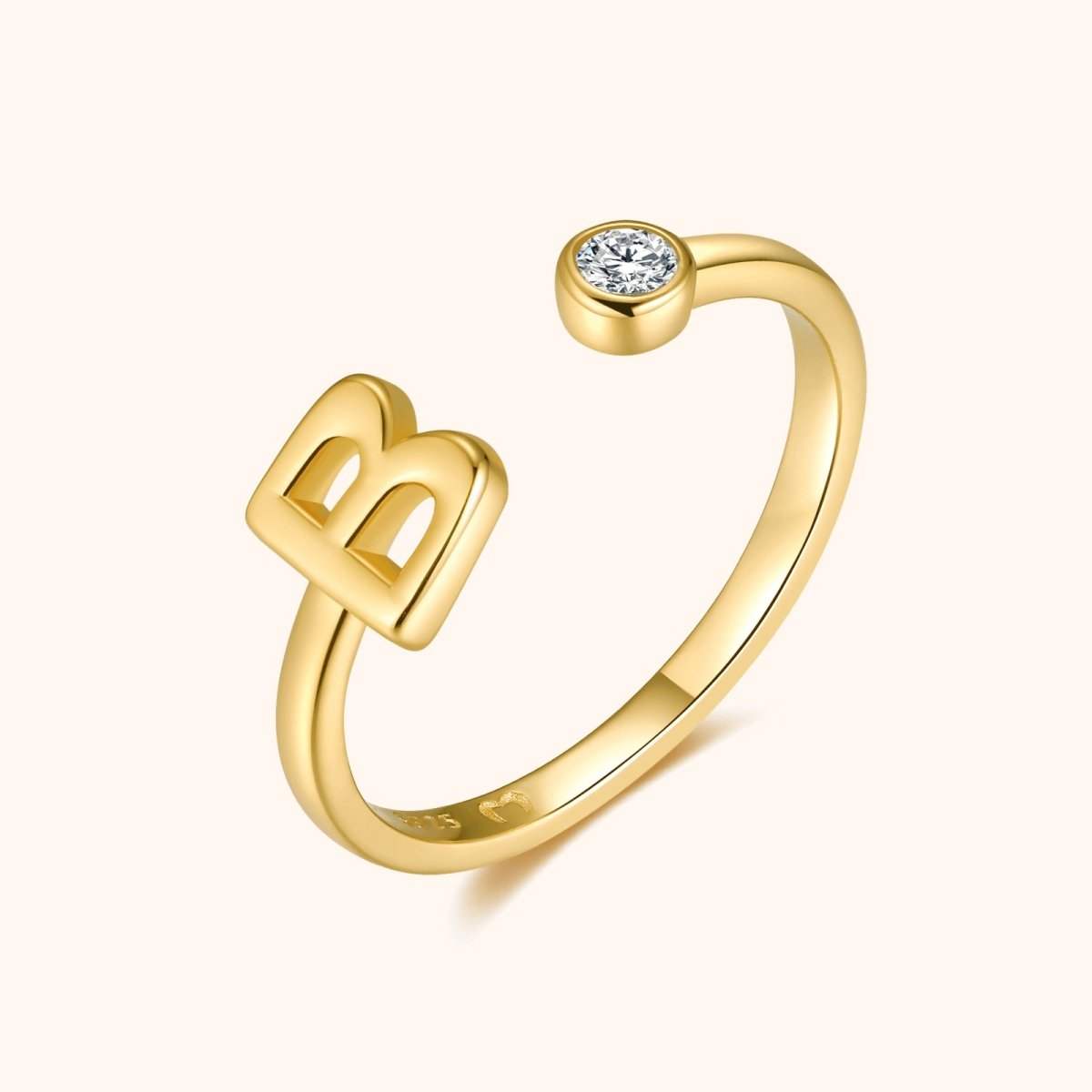 Anillo Top Letter - LePetiteMarie
