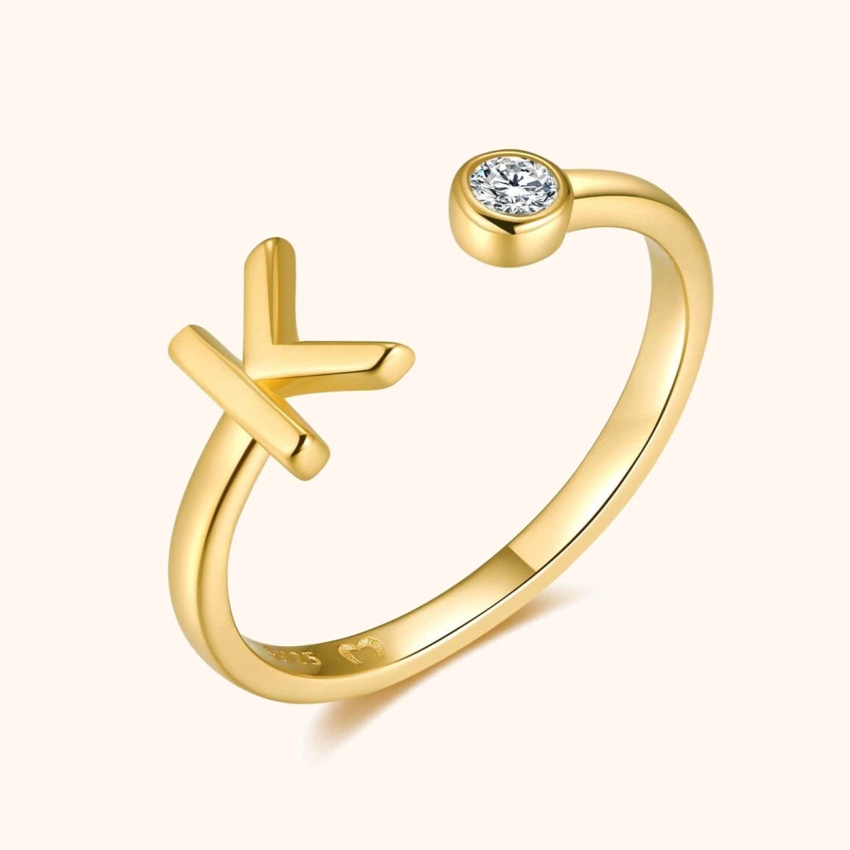 Anillo Top Letter - LePetiteMarie