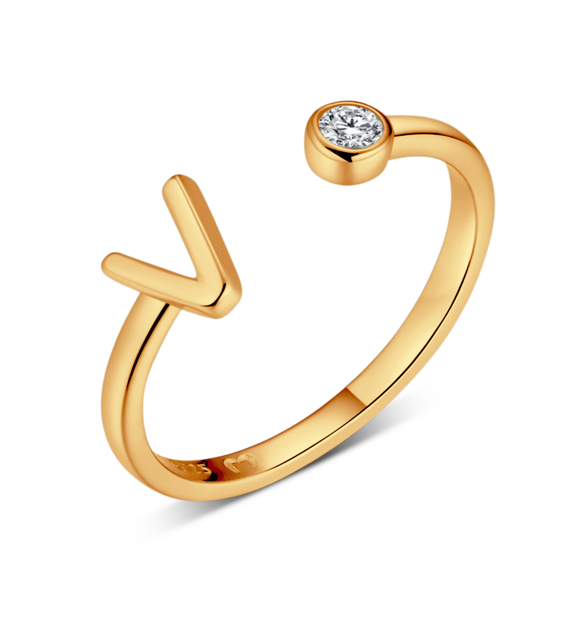 Anillo Top Letter - LePetiteMarie