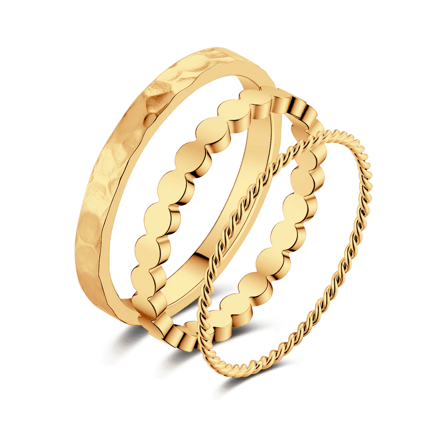 Anillo Triple Diseño - LePetiteMarie