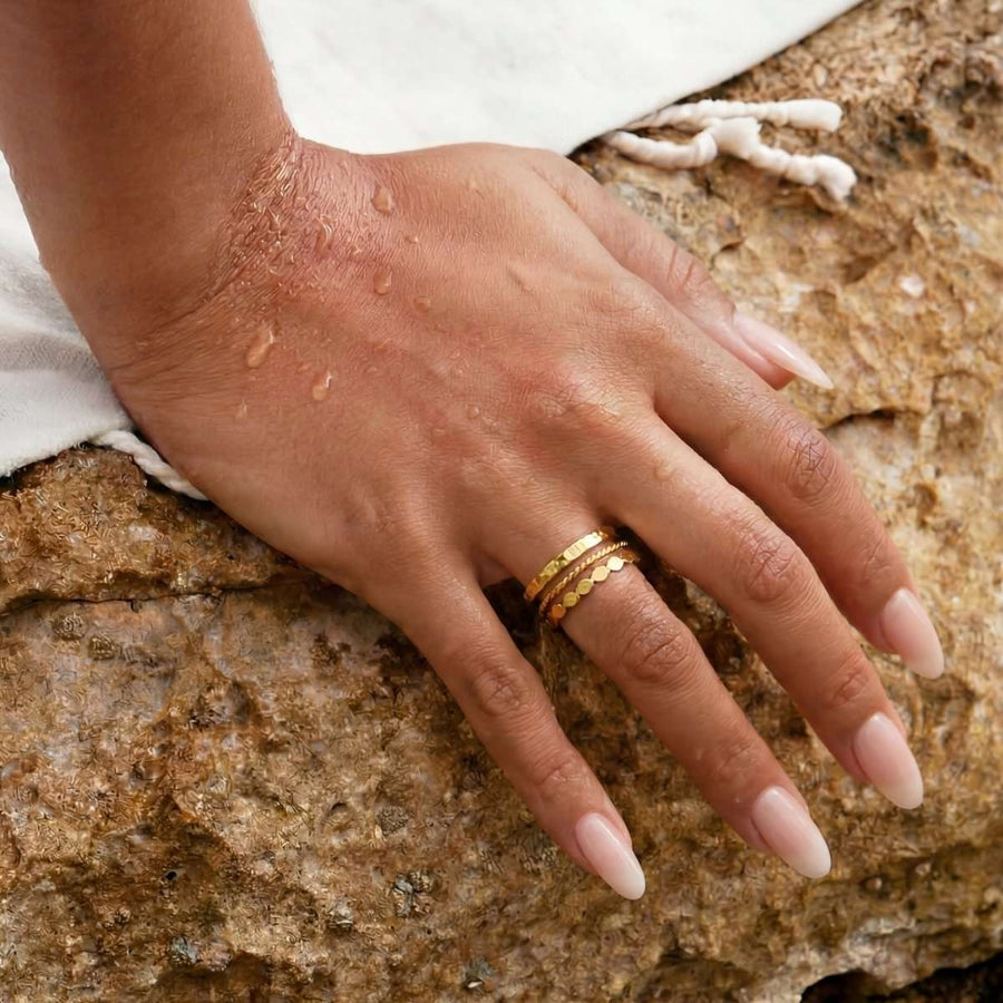 Anillo Triple Diseño - LePetiteMarie · puesto