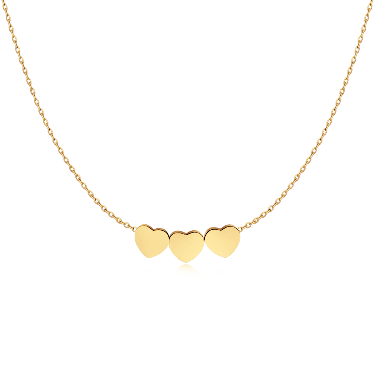 Collar 3 Corazones - LePetiteMarie