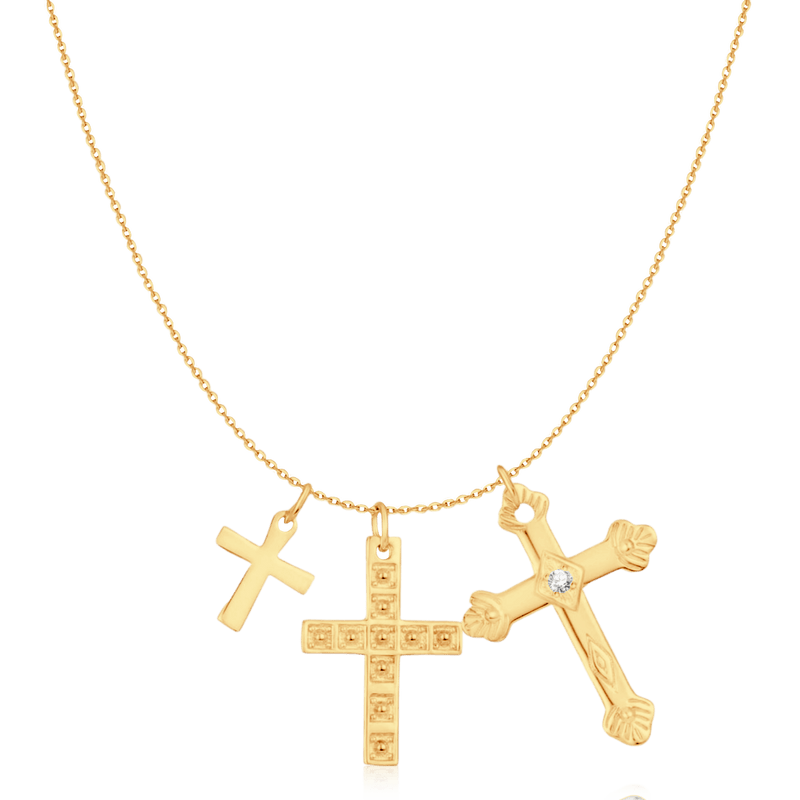 Collar 3 Cruces - LePetiteMarie