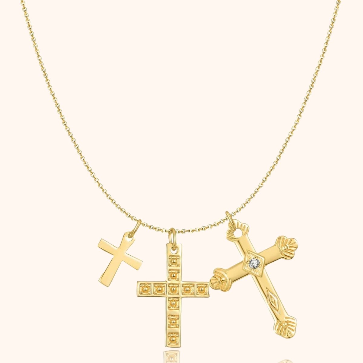 Collar 3 Cruces - LePetiteMarie
