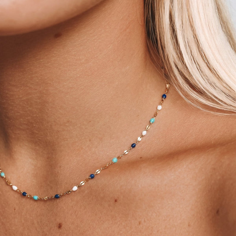 Collar Azul Pintoresco - LePetiteMarie