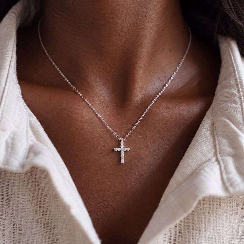 Collar Cruz de Circonitas