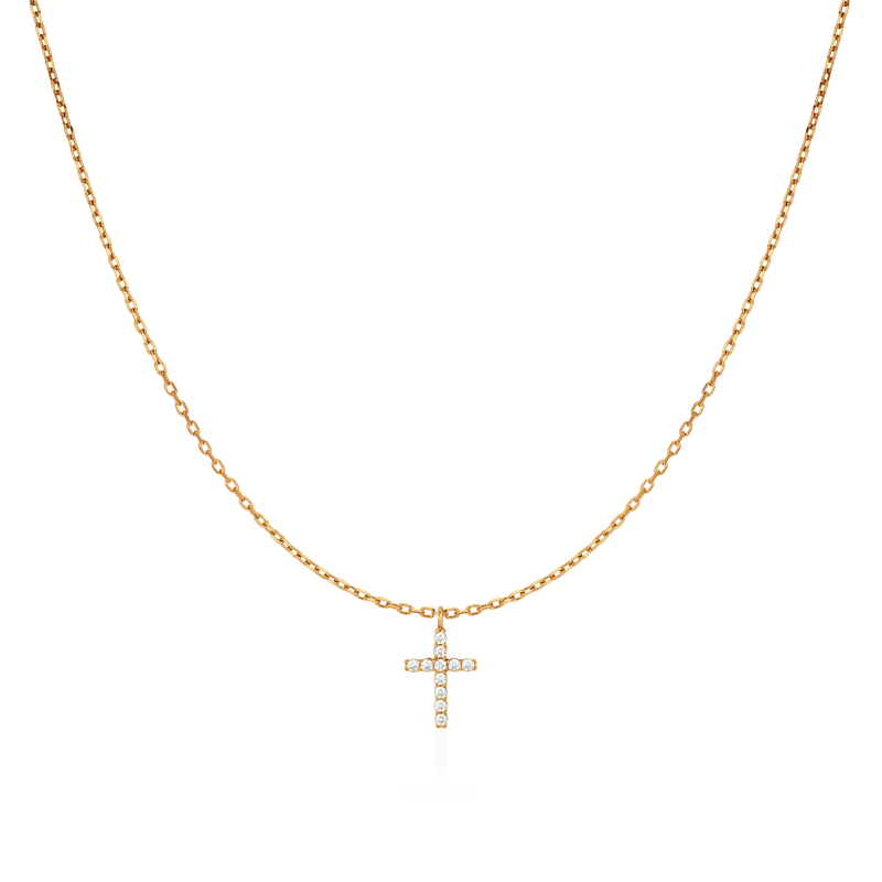 Collar Cruz de Circonitas