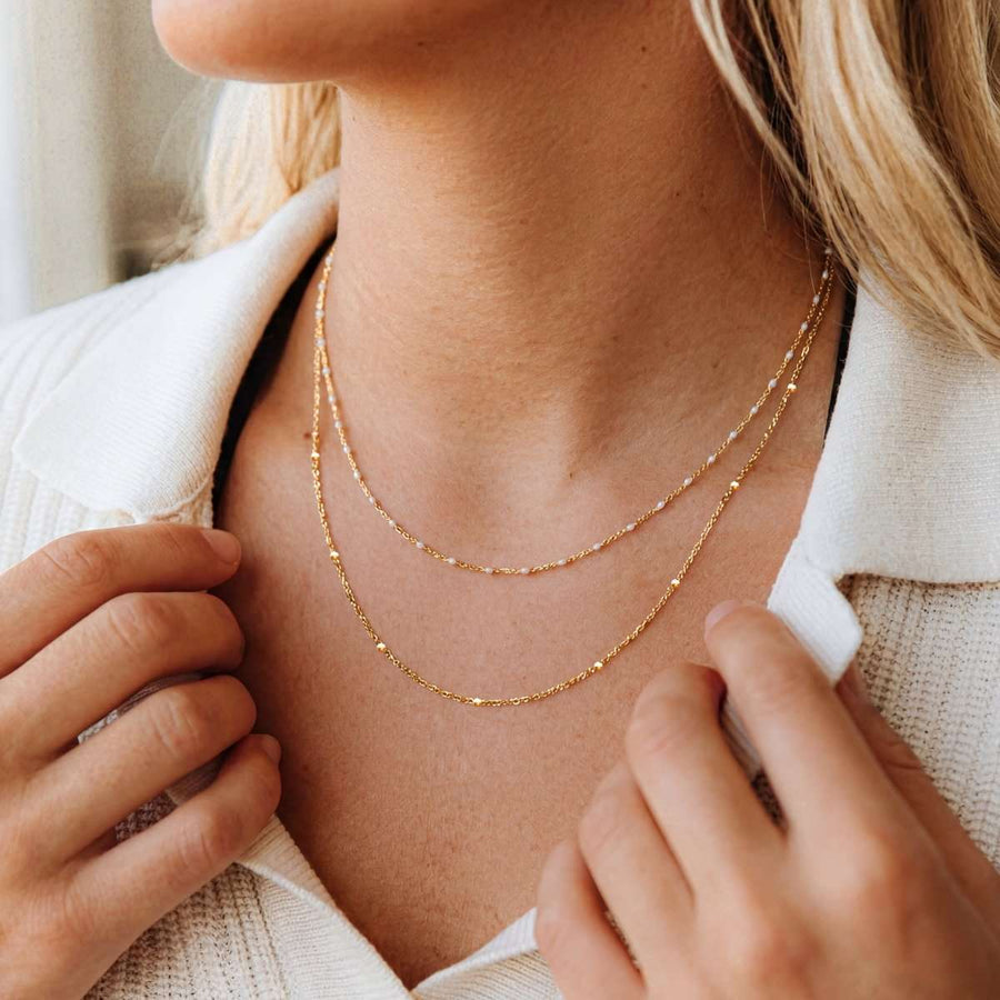 Collar Doble Cadena - LePetiteMarie · puesto