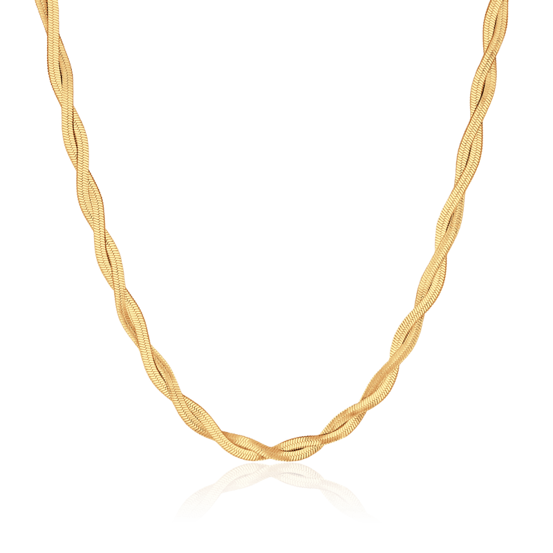 Collar Doble Trenzado