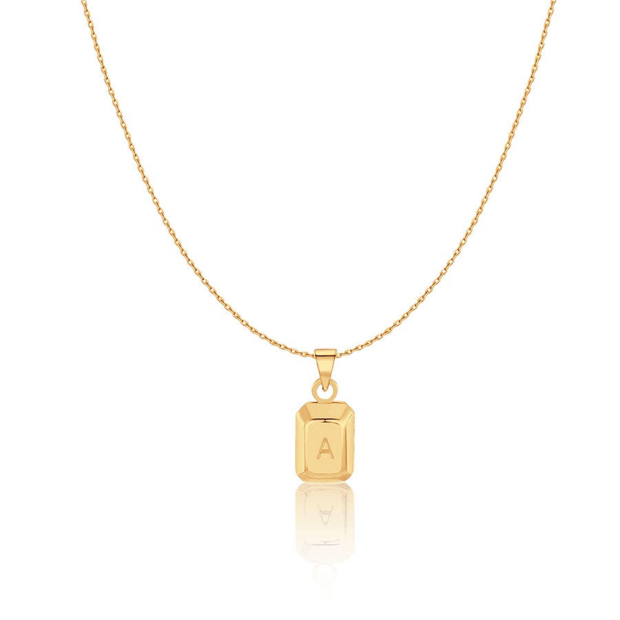 Collar Lingote Inicial - LePetiteMarie