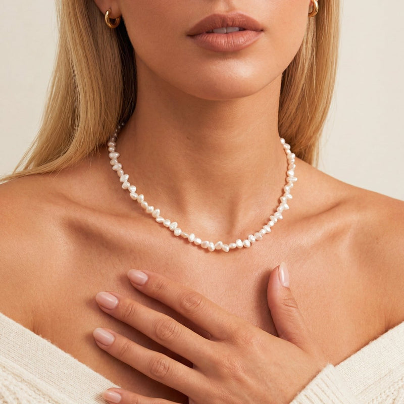 Collar Perlas Moldeadas - LePetiteMarie