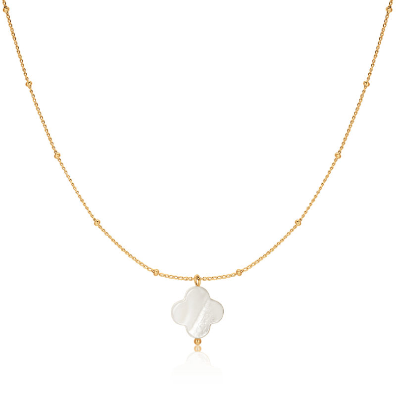 Collar Trébol Blanco - LePetiteMarie